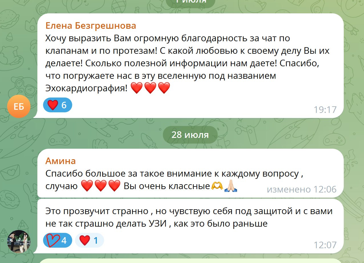 Отзыв по клапанной патологии 3